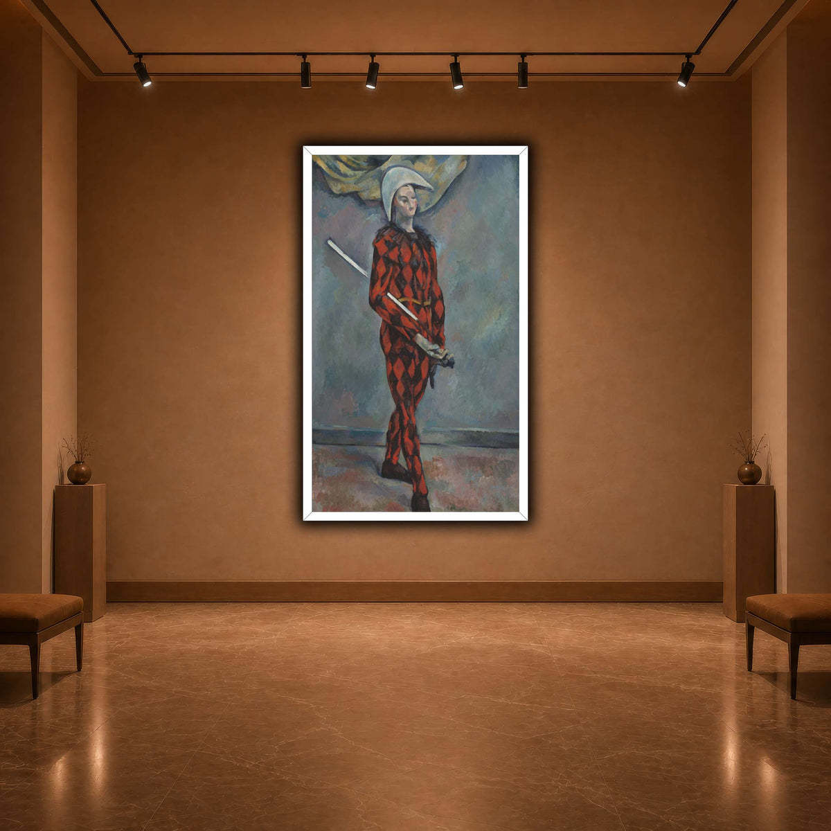 Arlequin_by_Paul_Cezanne warm-agallery