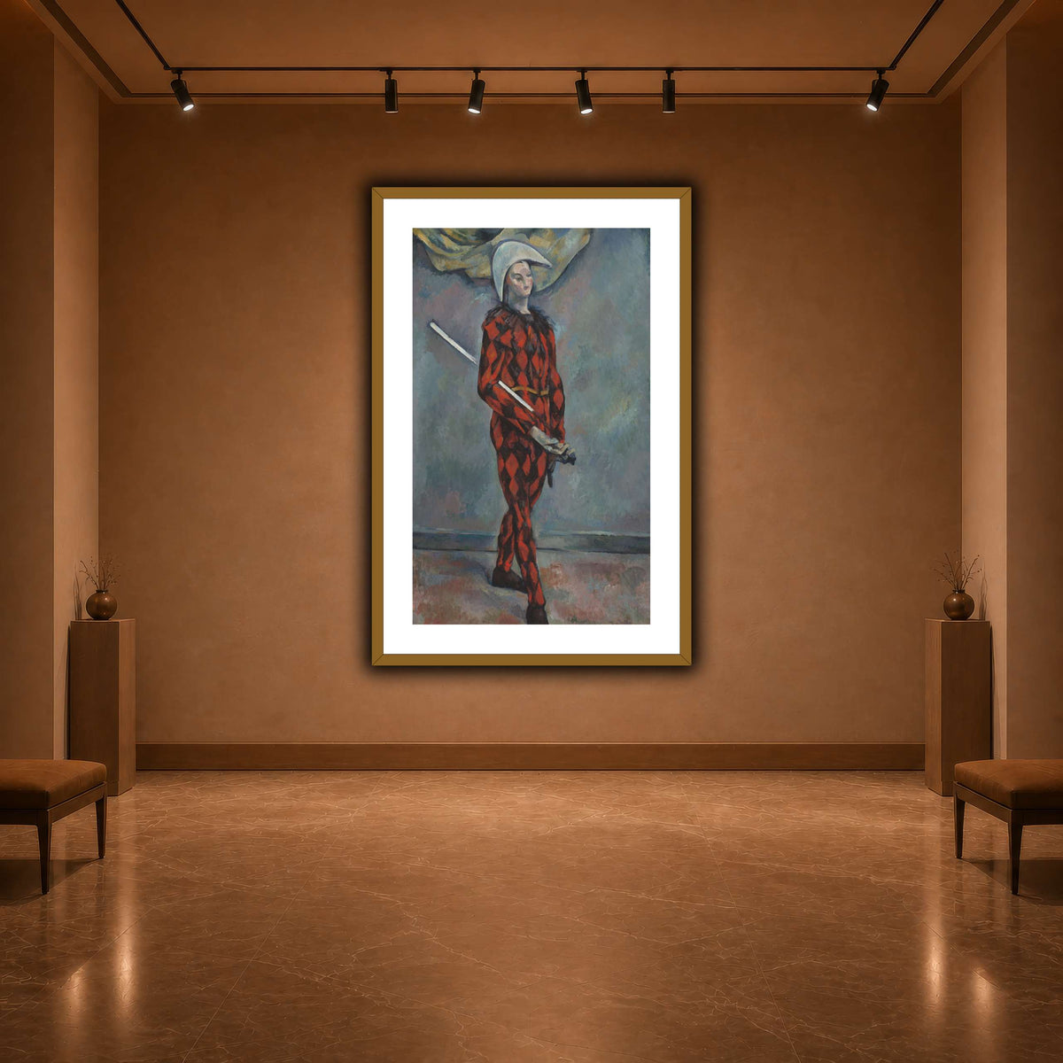 Arlequin_by_Paul_Cezanne warm-agallery