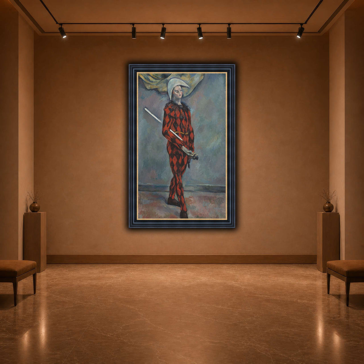 Arlequin_by_Paul_Cezanne warm-agallery
