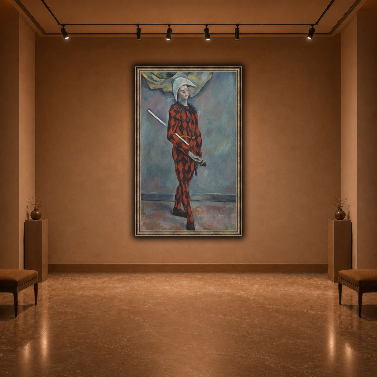 Arlequin_by_Paul_Cezanne warm-agallery