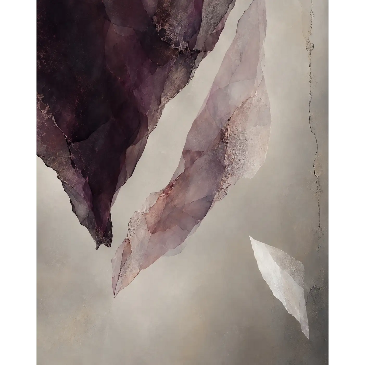 Aubergine Shards in Pearl Space-1
