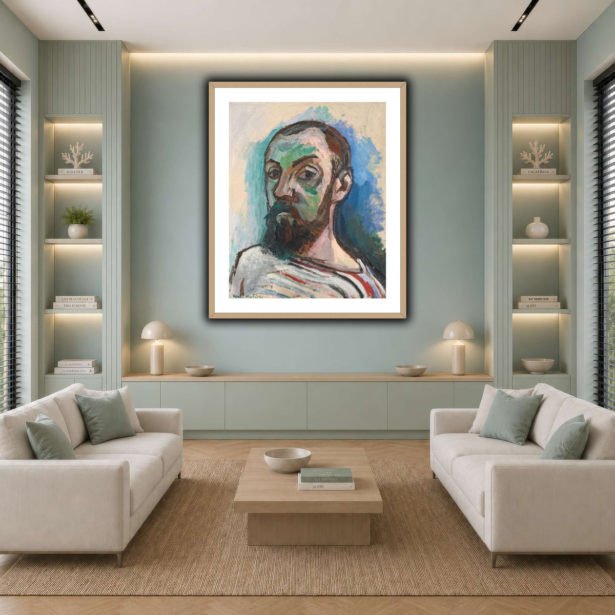 Autoportrait,_Henri_Matisse cool-living room