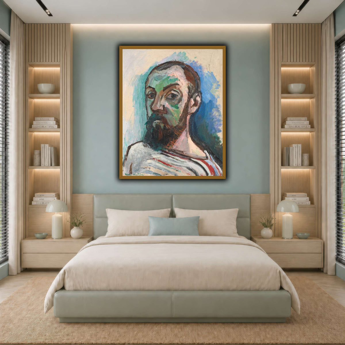 Autoportrait,_Henri_Matisse cool-bedroom
