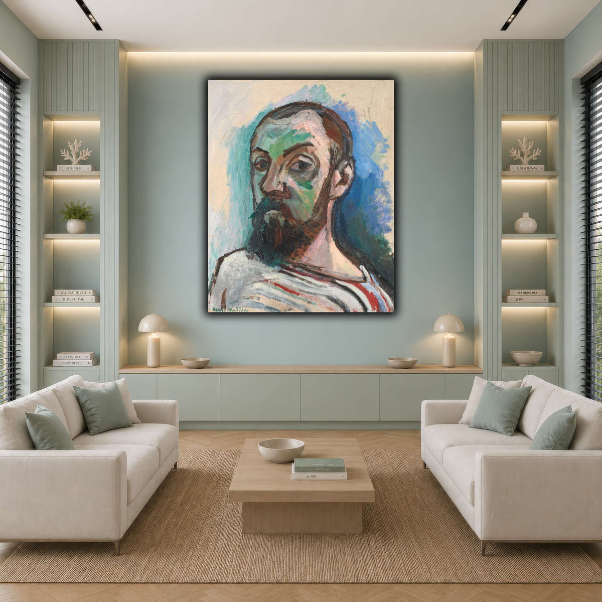 Autoportrait,_Henri_Matisse cool-living room