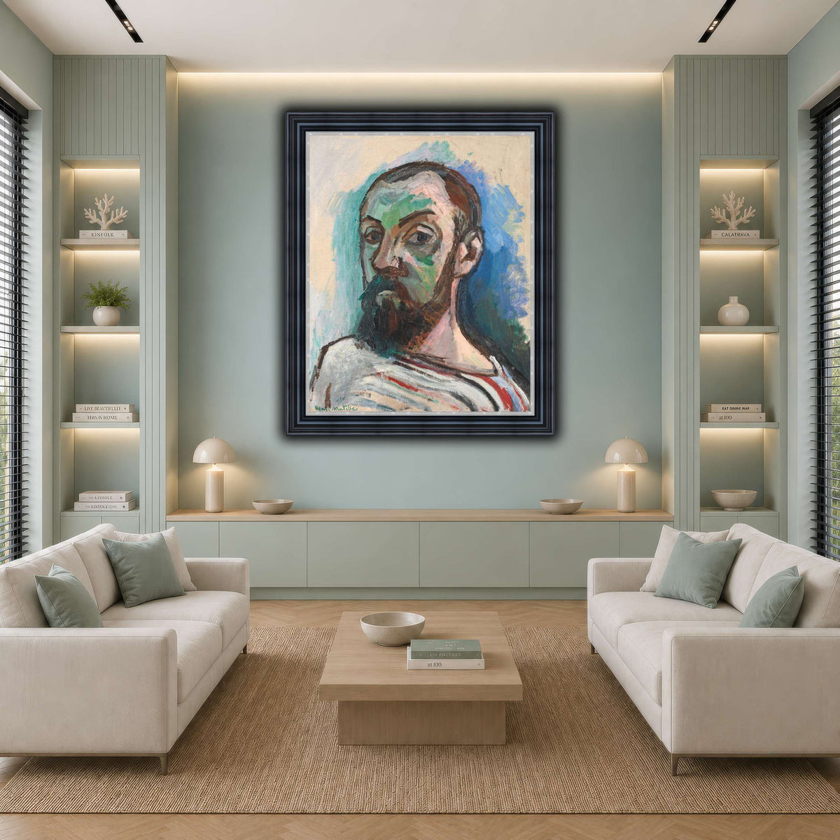 Autoportrait,_Henri_Matisse cool-living room