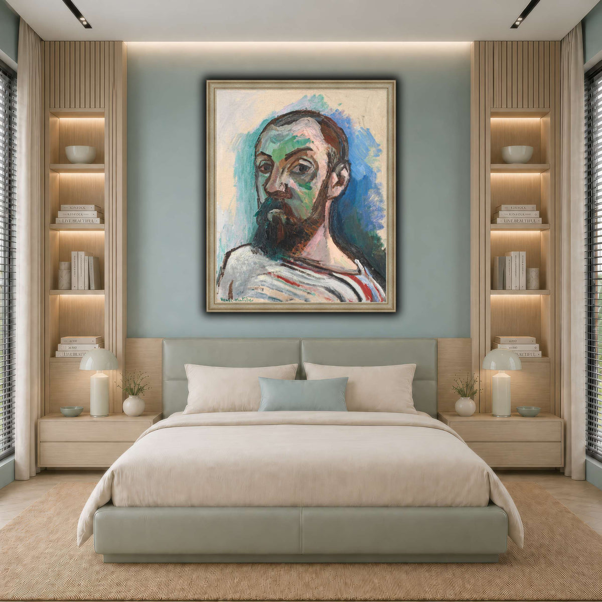 Autoportrait,_Henri_Matisse cool-bedroom