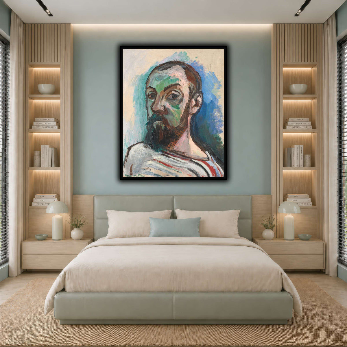 Autoportrait,_Henri_Matisse cool-bedroom