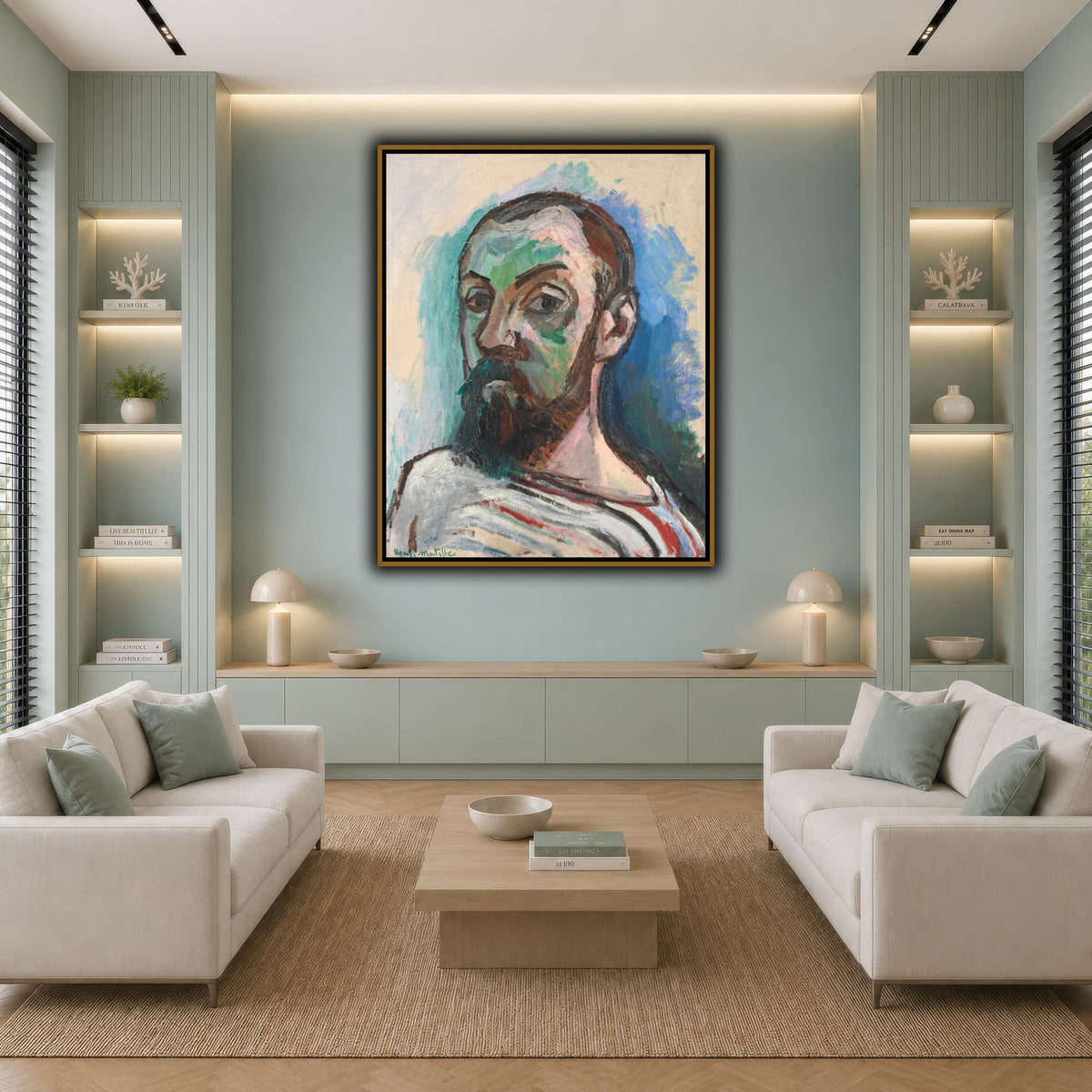 Autoportrait,_Henri_Matisse cool-living room