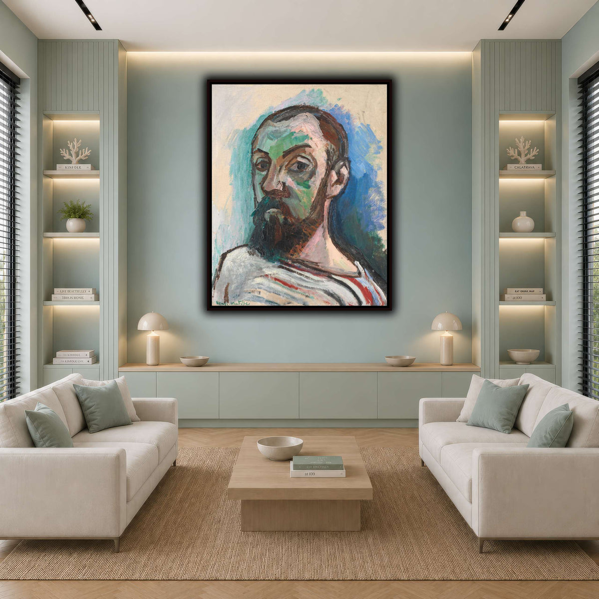 Autoportrait,_Henri_Matisse cool-living room