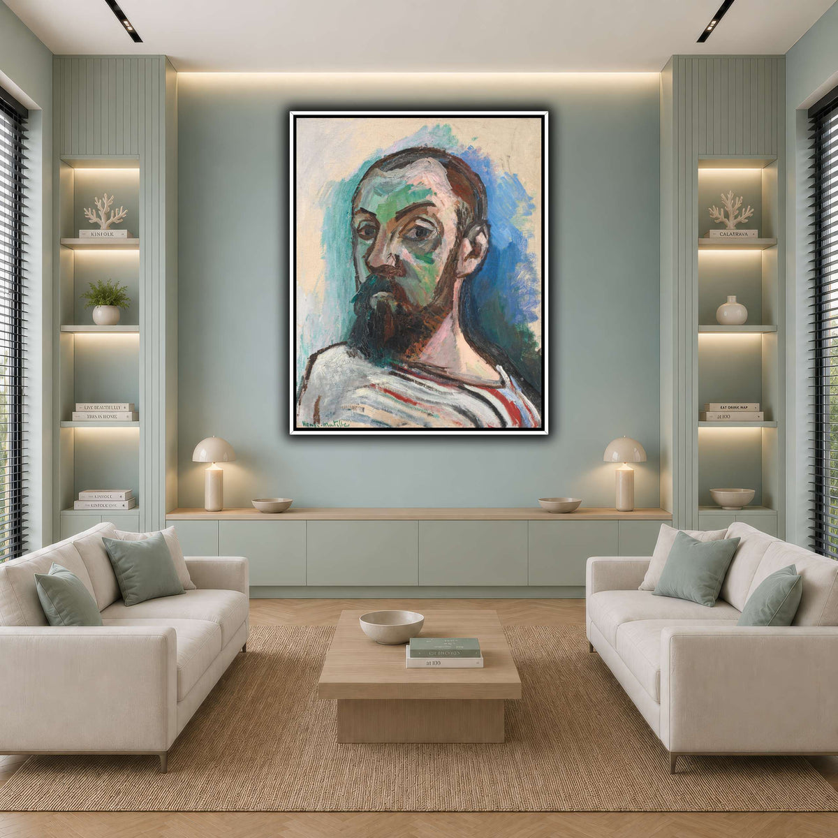 Autoportrait,_Henri_Matisse cool-living room