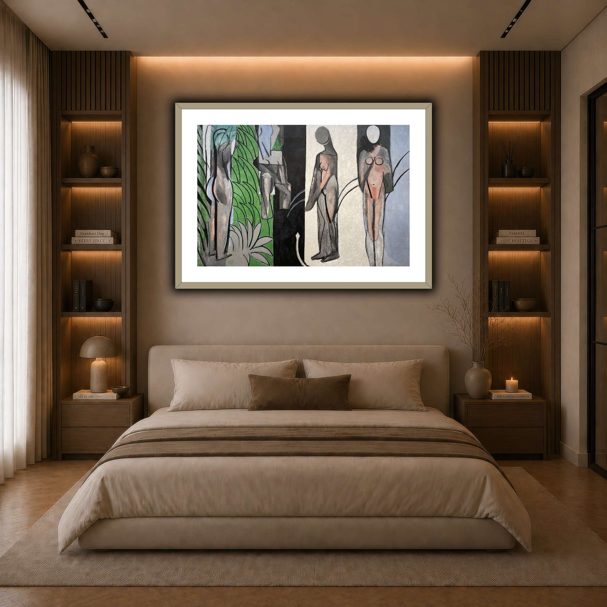 Bathers_by_a_River_Henri_Matisse dark neutral-bedroom
