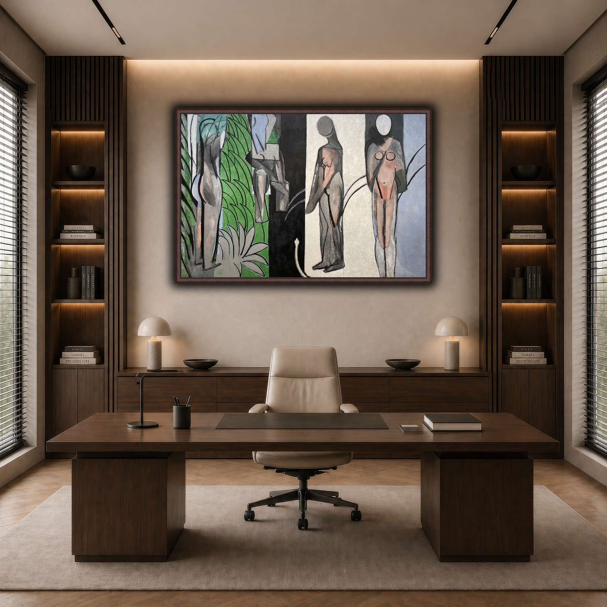 Bathers_by_a_River_Henri_Matisse dark neutral-office