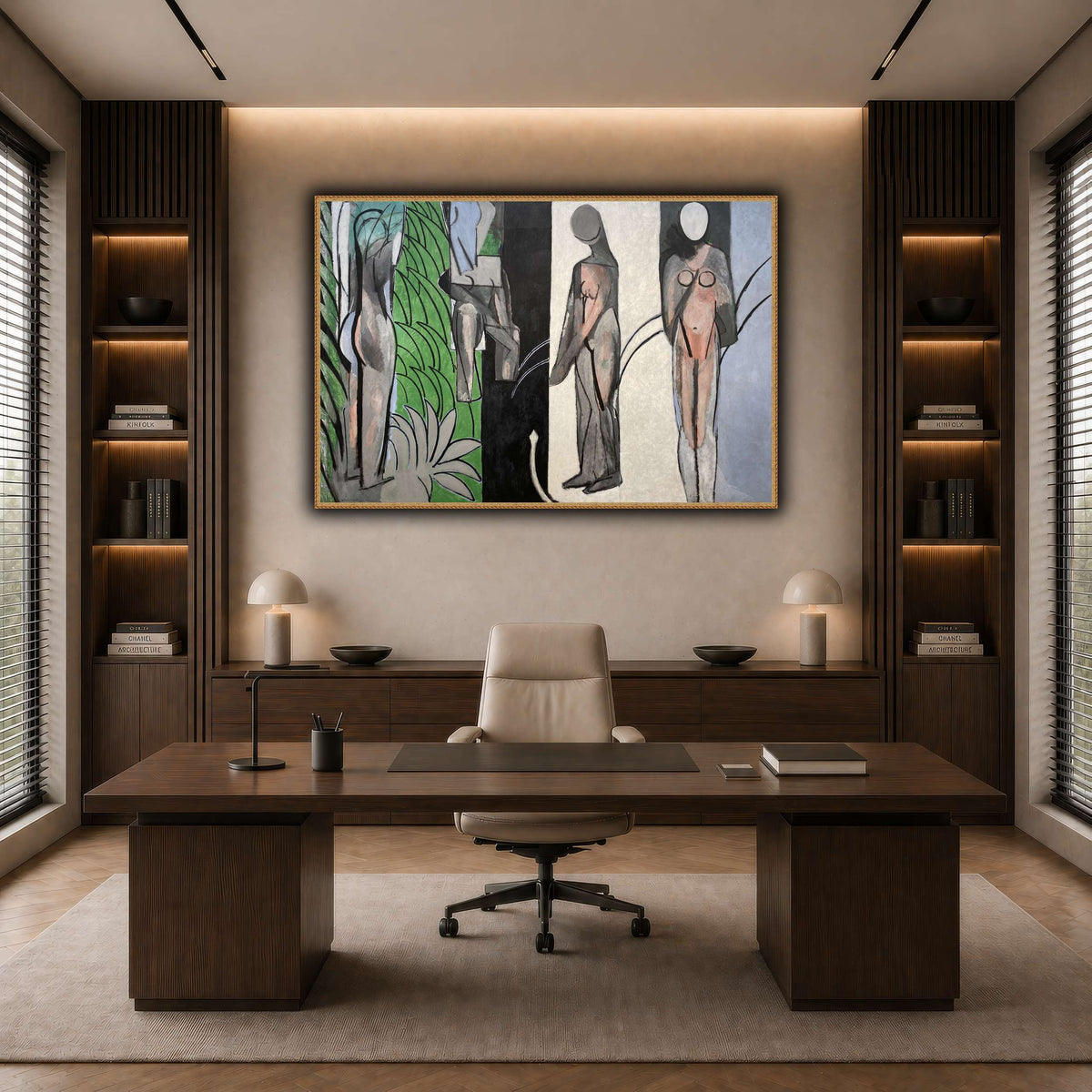 Bathers_by_a_River_Henri_Matisse dark neutral-office