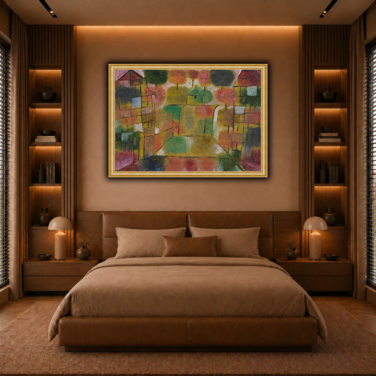 Baum-und-Architektur-Rhythmen-Tree-and-Architecture-Rhythms-1920_paul-klee warm-bedroom