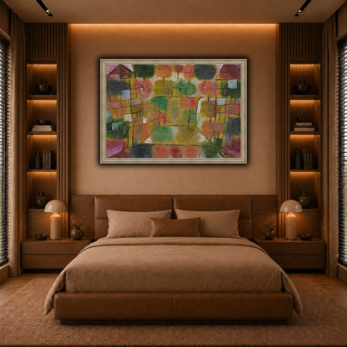 Baum-und-Architektur-Rhythmen-Tree-and-Architecture-Rhythms-1920_paul-klee warm-bedroom