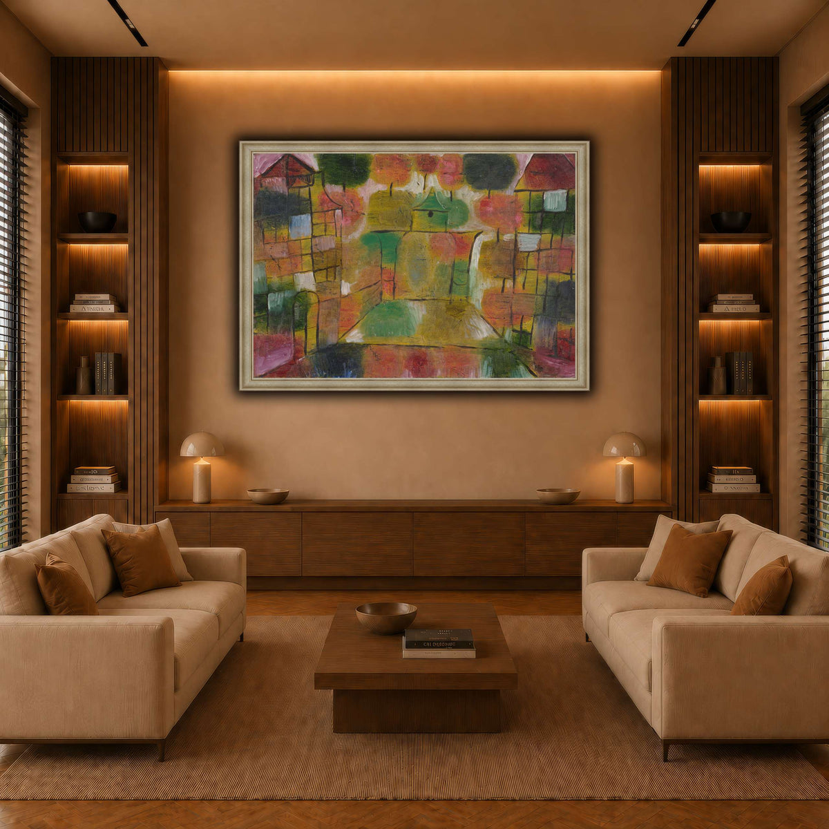 Baum-und-Architektur-Rhythmen-Tree-and-Architecture-Rhythms-1920_paul-klee warm-living-room