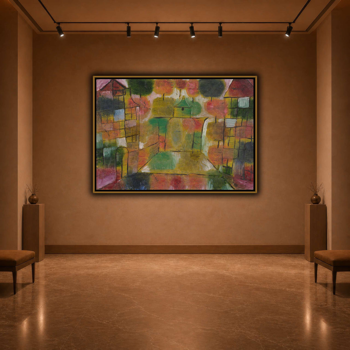 Baum-und-Architektur-Rhythmen-Tree-and-Architecture-Rhythms-1920_paul-klee warm-agallery