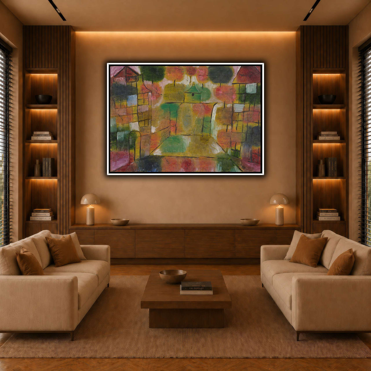 Baum-und-Architektur-Rhythmen-Tree-and-Architecture-Rhythms-1920_paul-klee warm-living-room