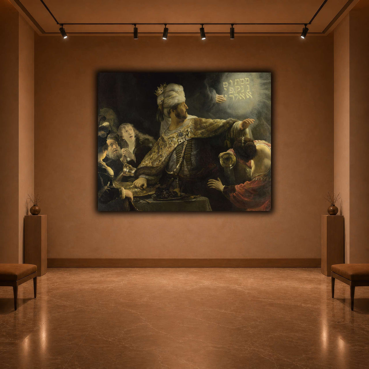 Belsazar_Rembrandt-van-Rijn warm-agallery