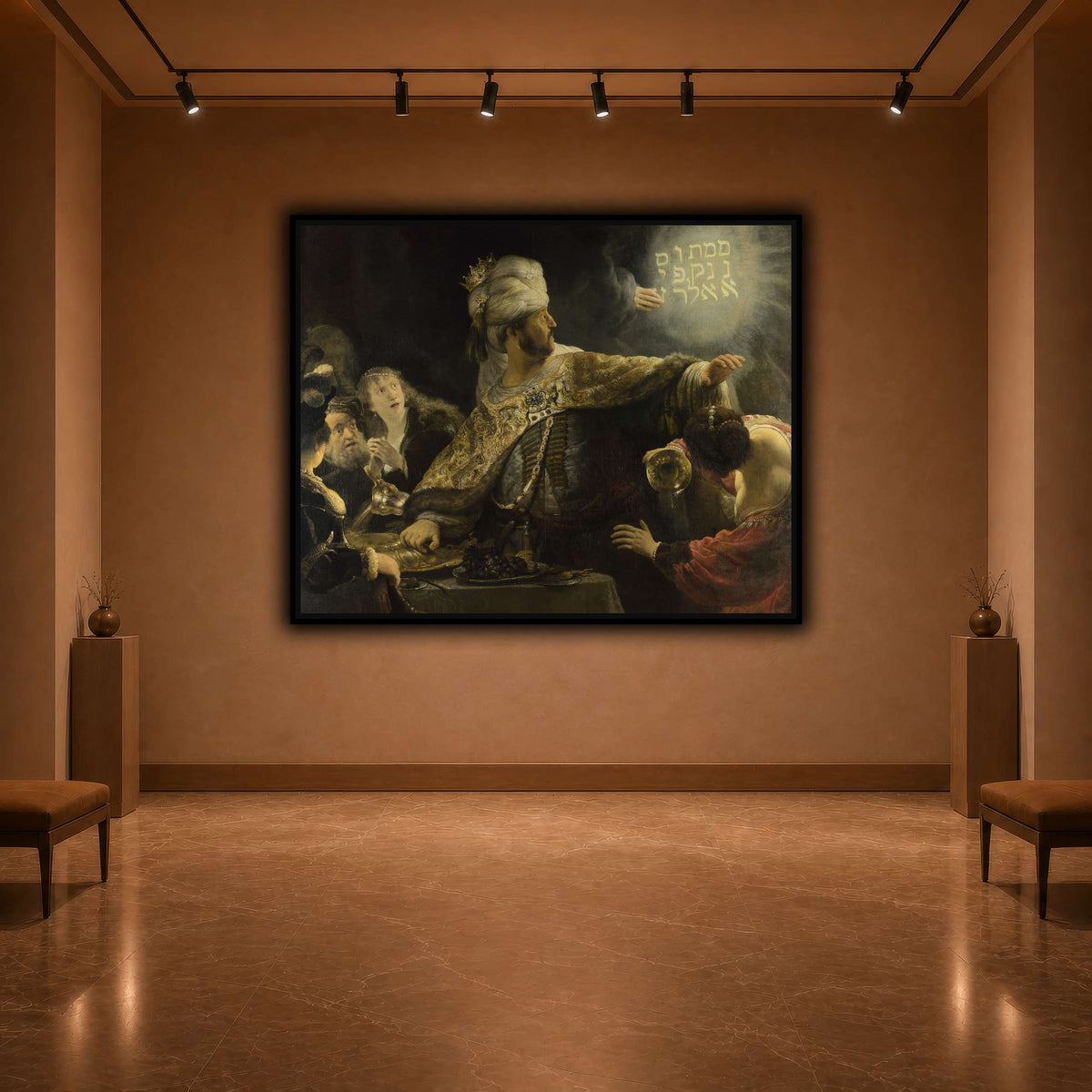 Belsazar_Rembrandt-van-Rijn warm-agallery