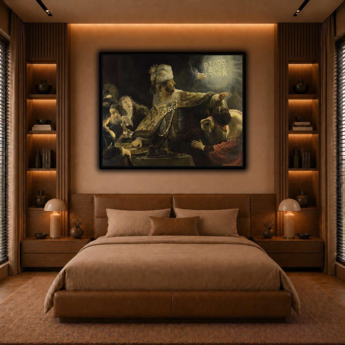 Belsazar_Rembrandt-van-Rijn warm-bedroom