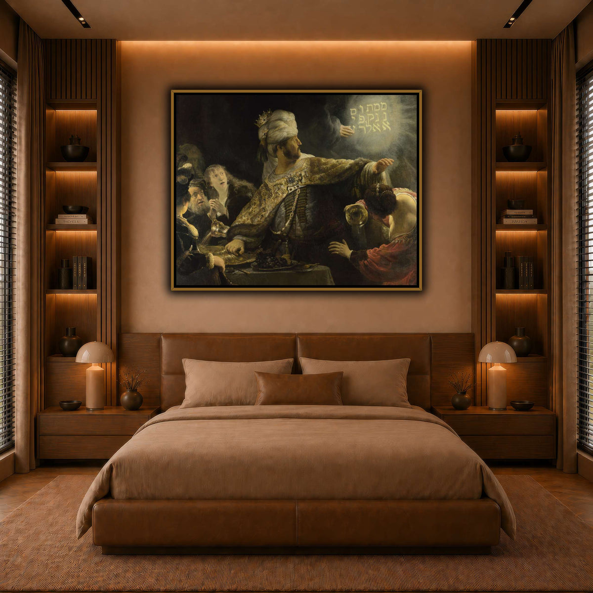 Belsazar_Rembrandt-van-Rijn warm-bedroom