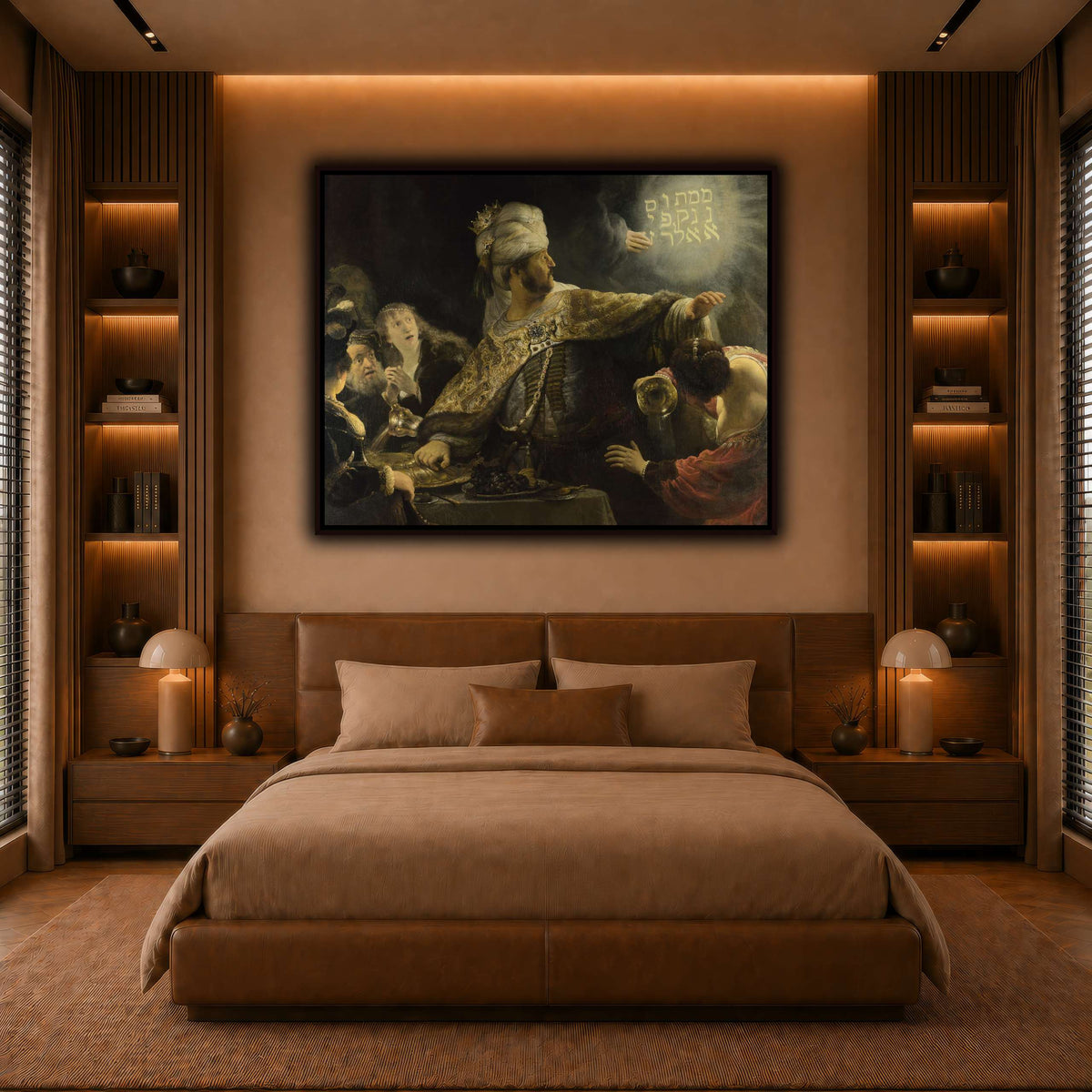 Belsazar_Rembrandt-van-Rijn warm-bedroom