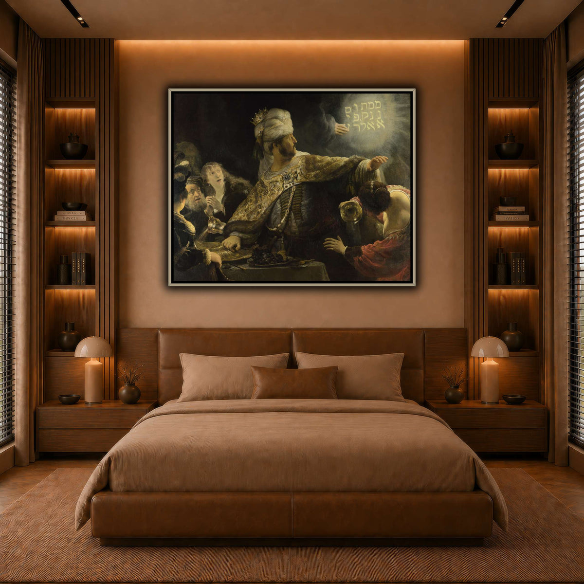 Belsazar_Rembrandt-van-Rijn warm-bedroom
