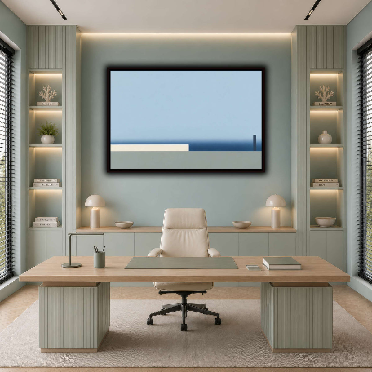 Blue Distance-5 cool-office
