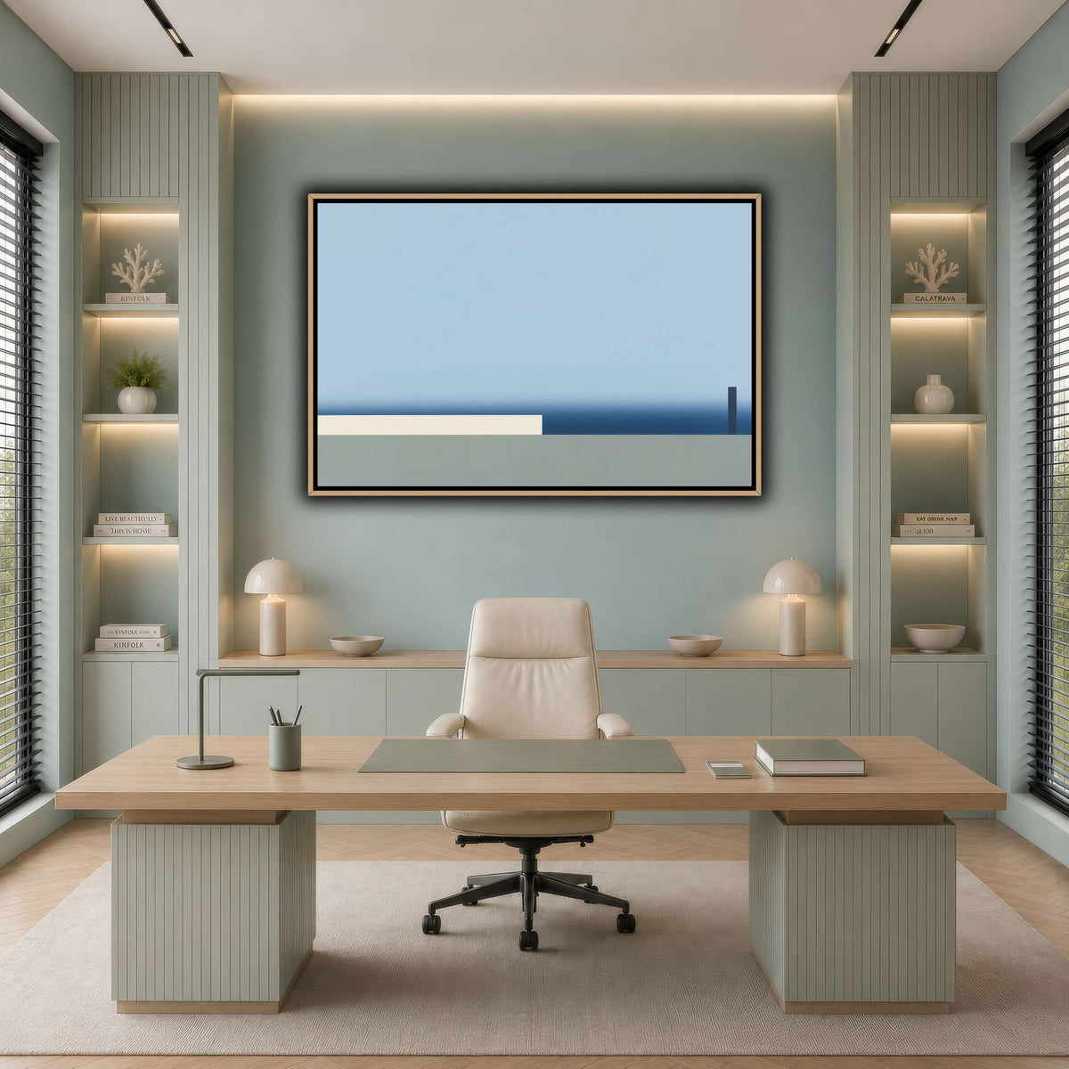 Blue Distance-5 cool-office