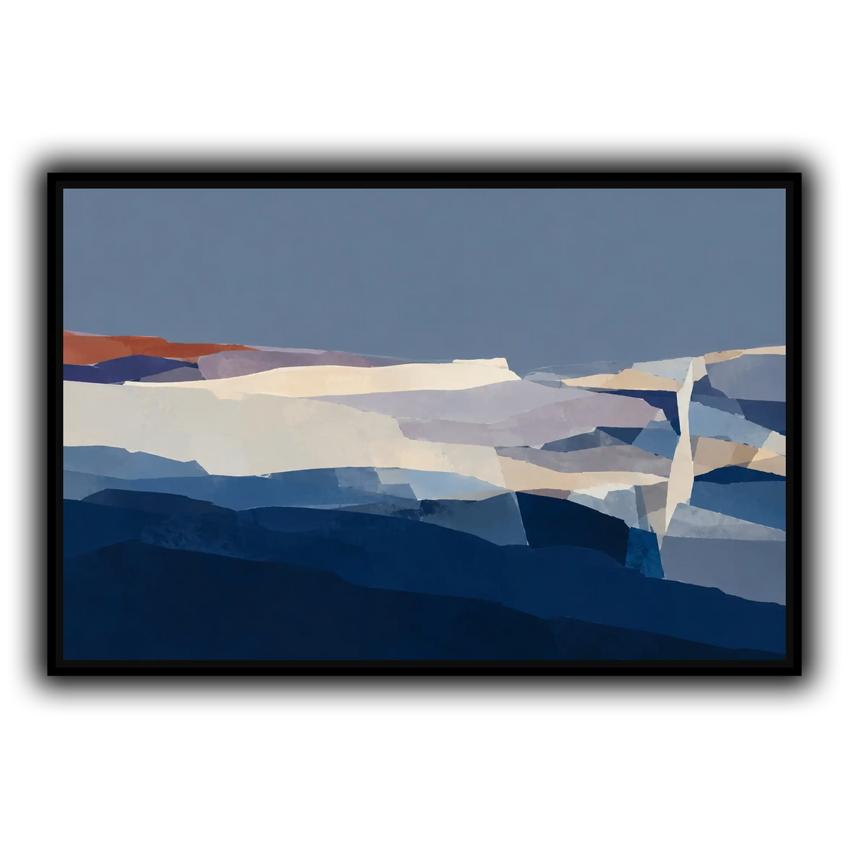 Blue Hour Fractured Strata-10