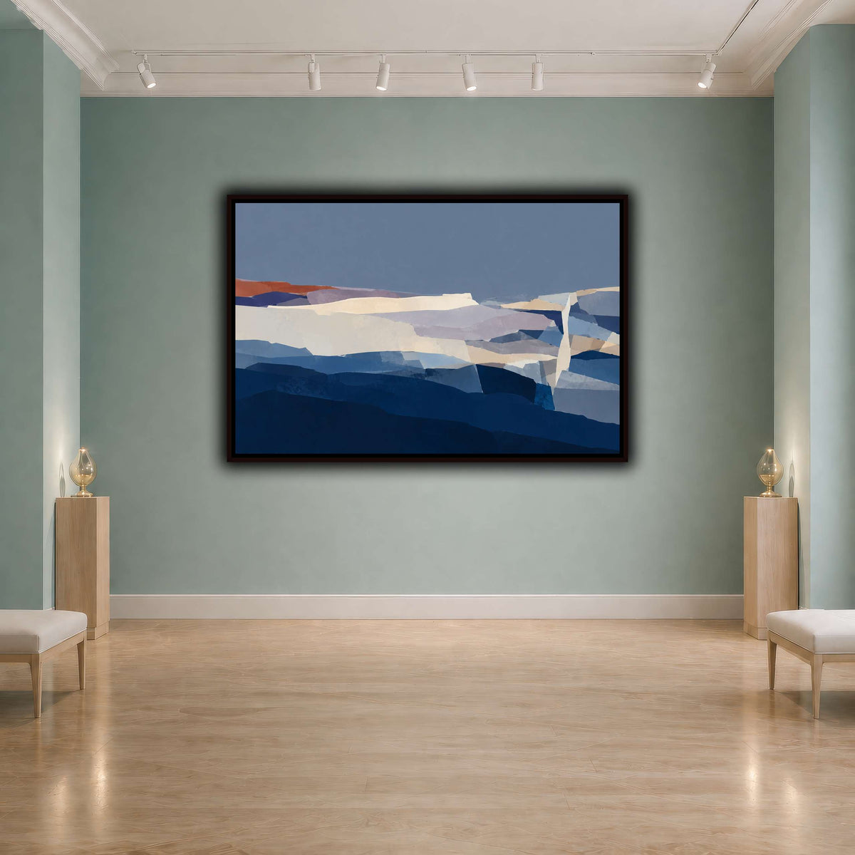 Blue Hour Fractured Strata-10 cool-agallery