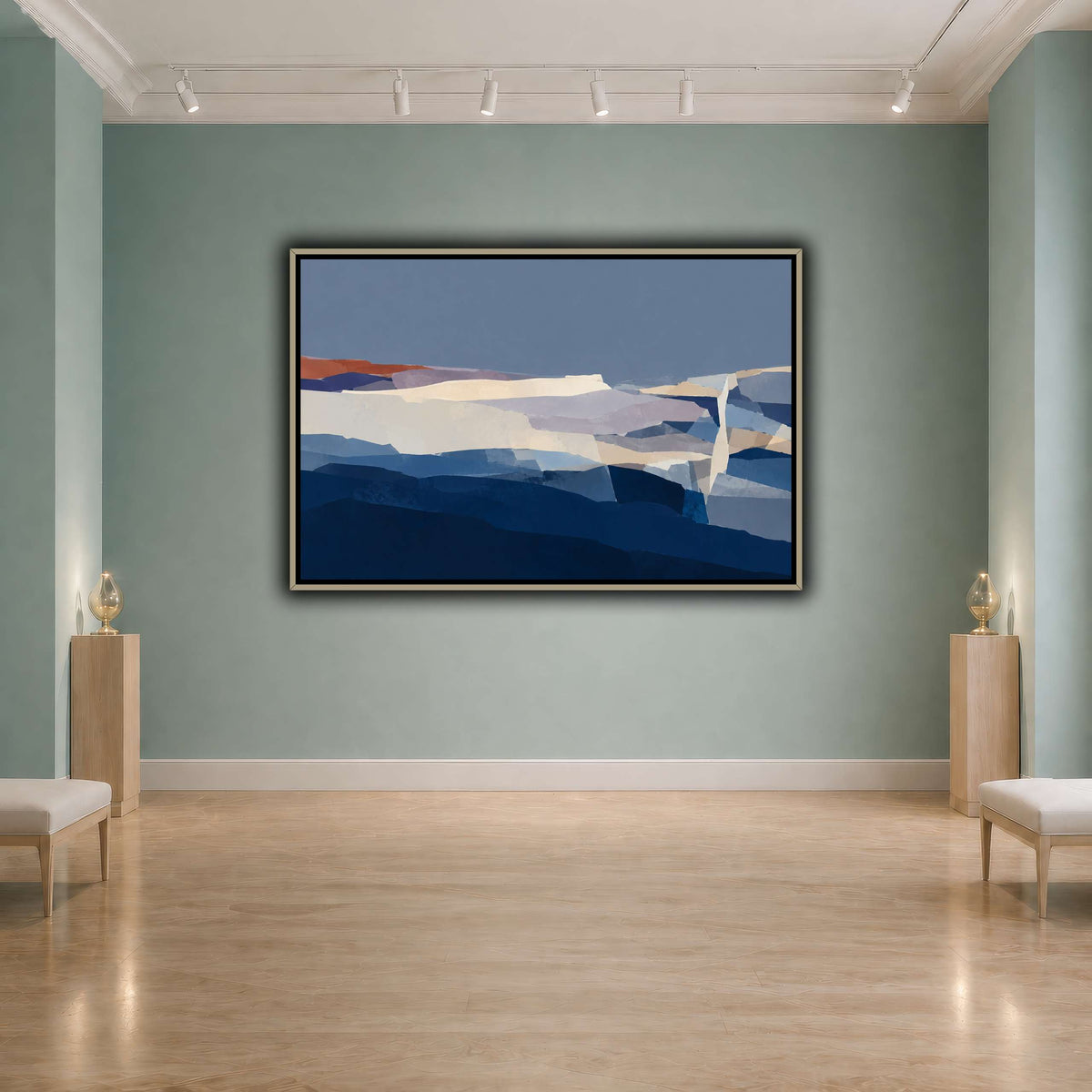 Blue Hour Fractured Strata-10 cool-agallery