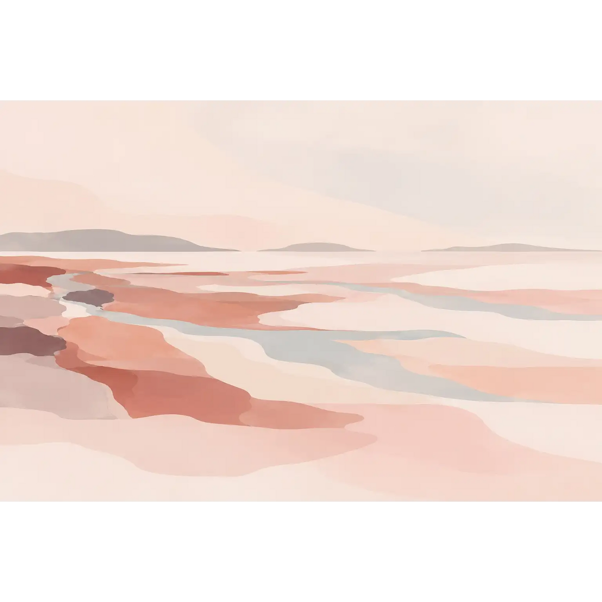 Blush estuary in quiet drift-8
