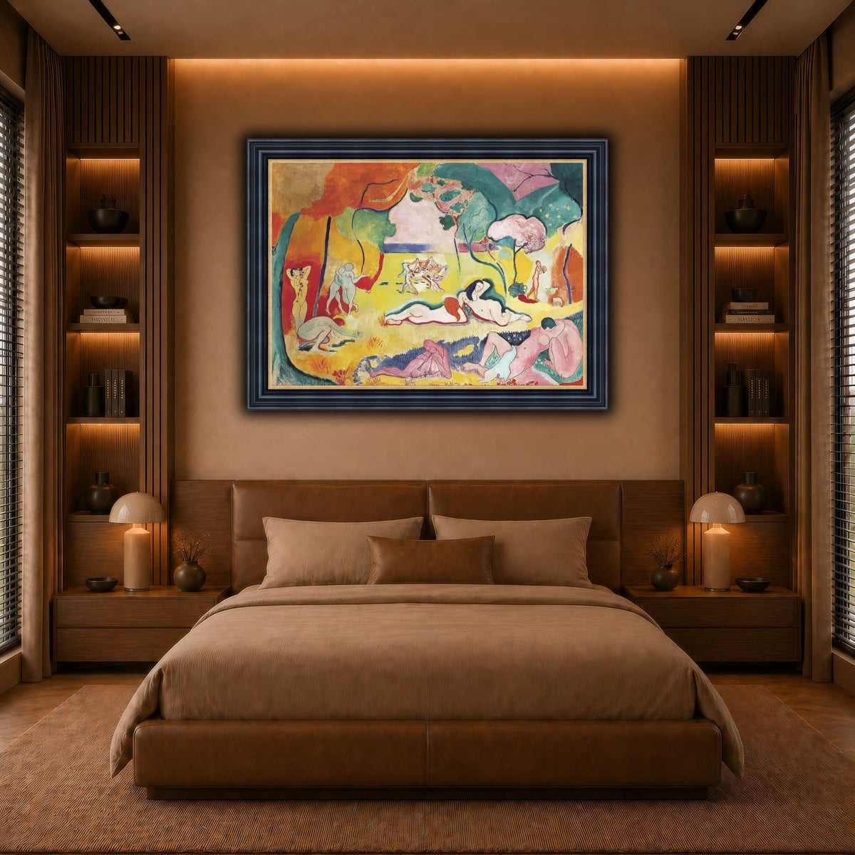 Bonheur_Matisse_Henri_Matisse warm-bedroom