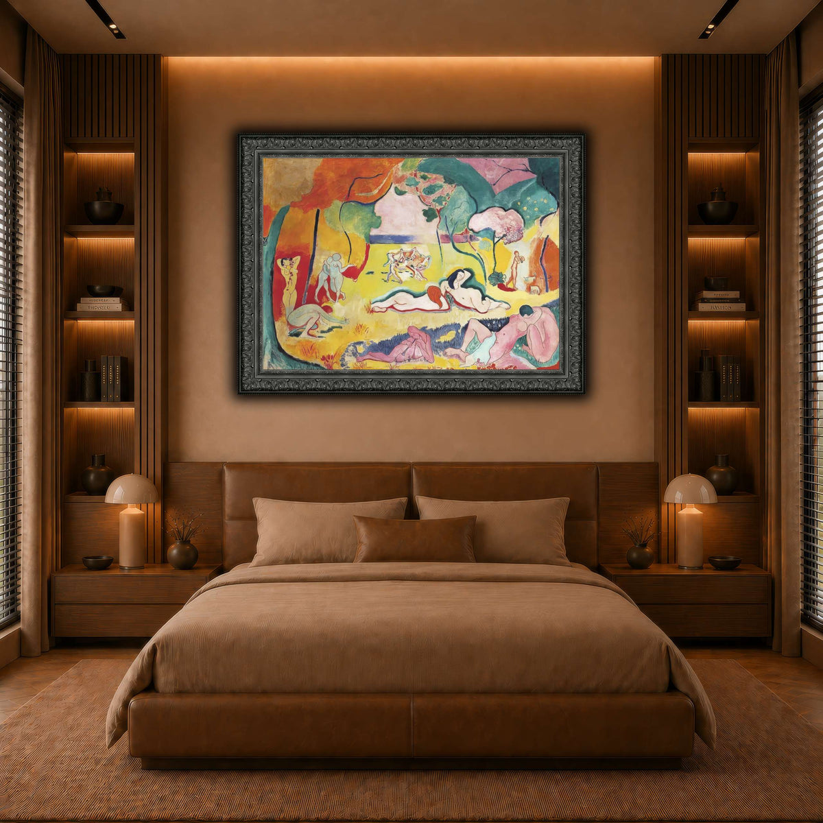 Bonheur_Matisse_Henri_Matisse warm-bedroom