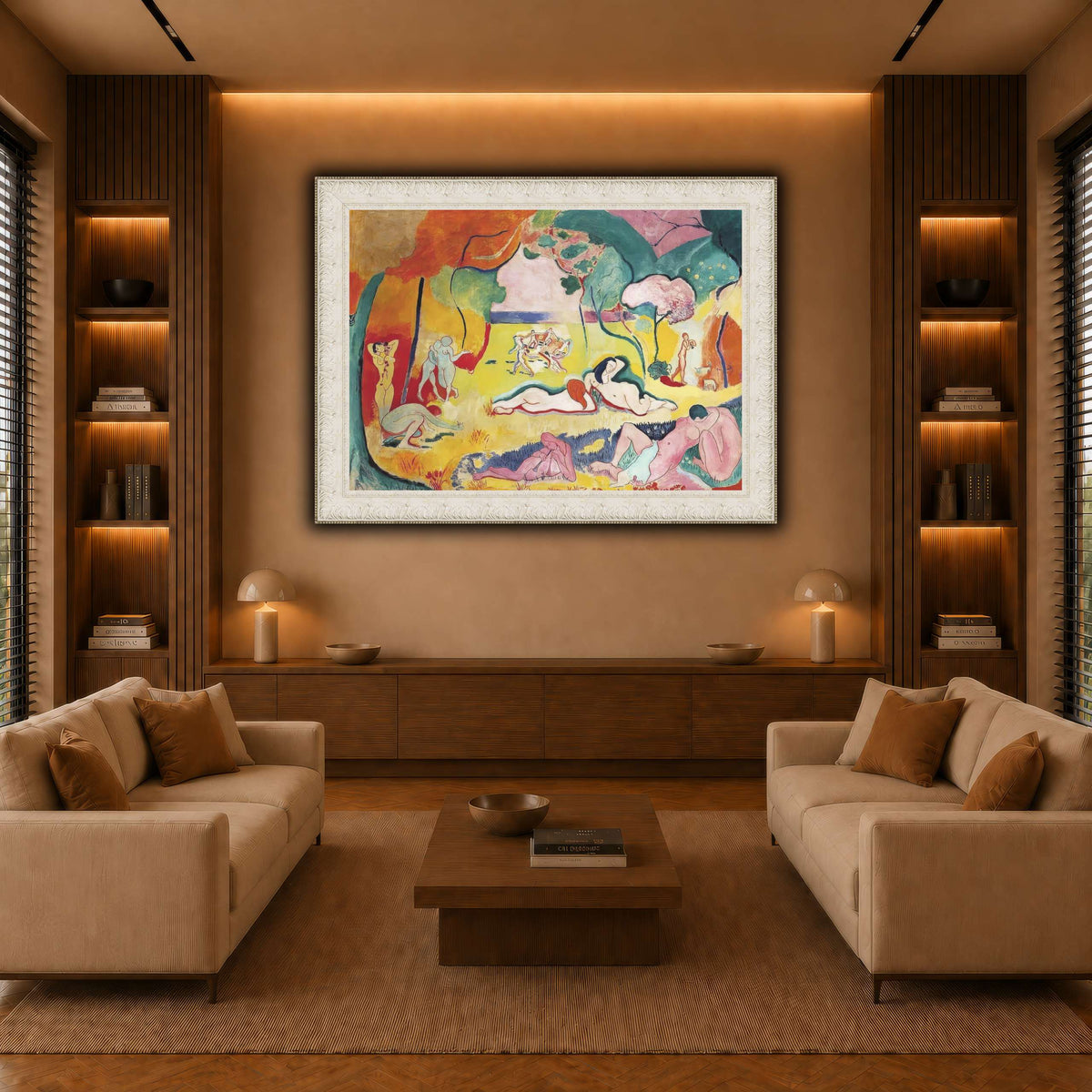 Bonheur_Matisse_Henri_Matisse warm-living-room
