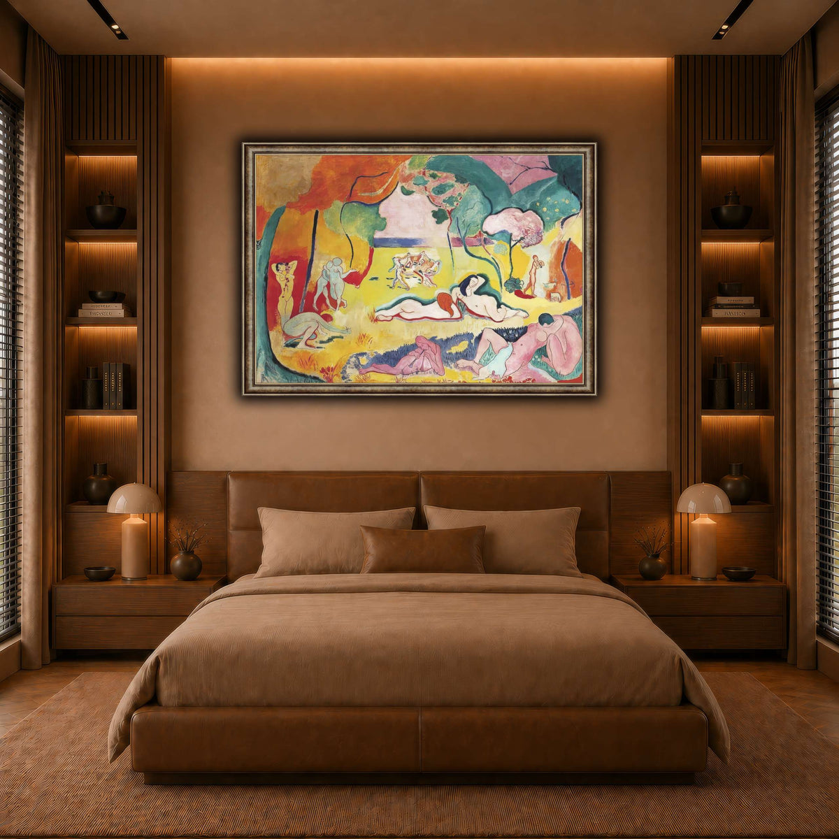 Bonheur_Matisse_Henri_Matisse warm-bedroom