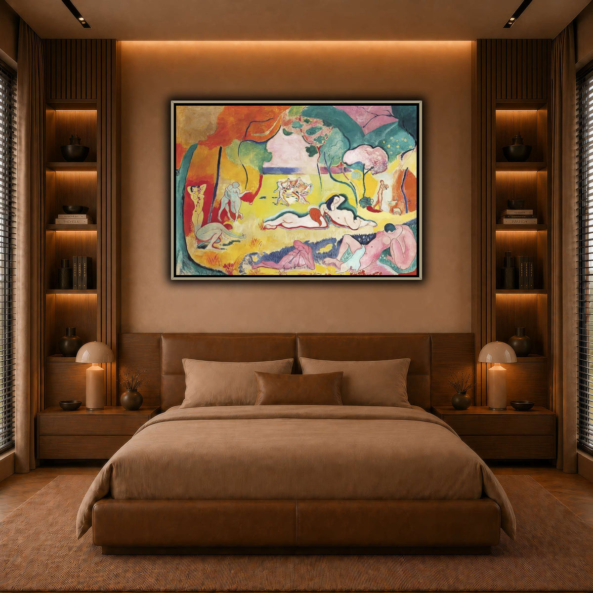 Bonheur_Matisse_Henri_Matisse warm-bedroom