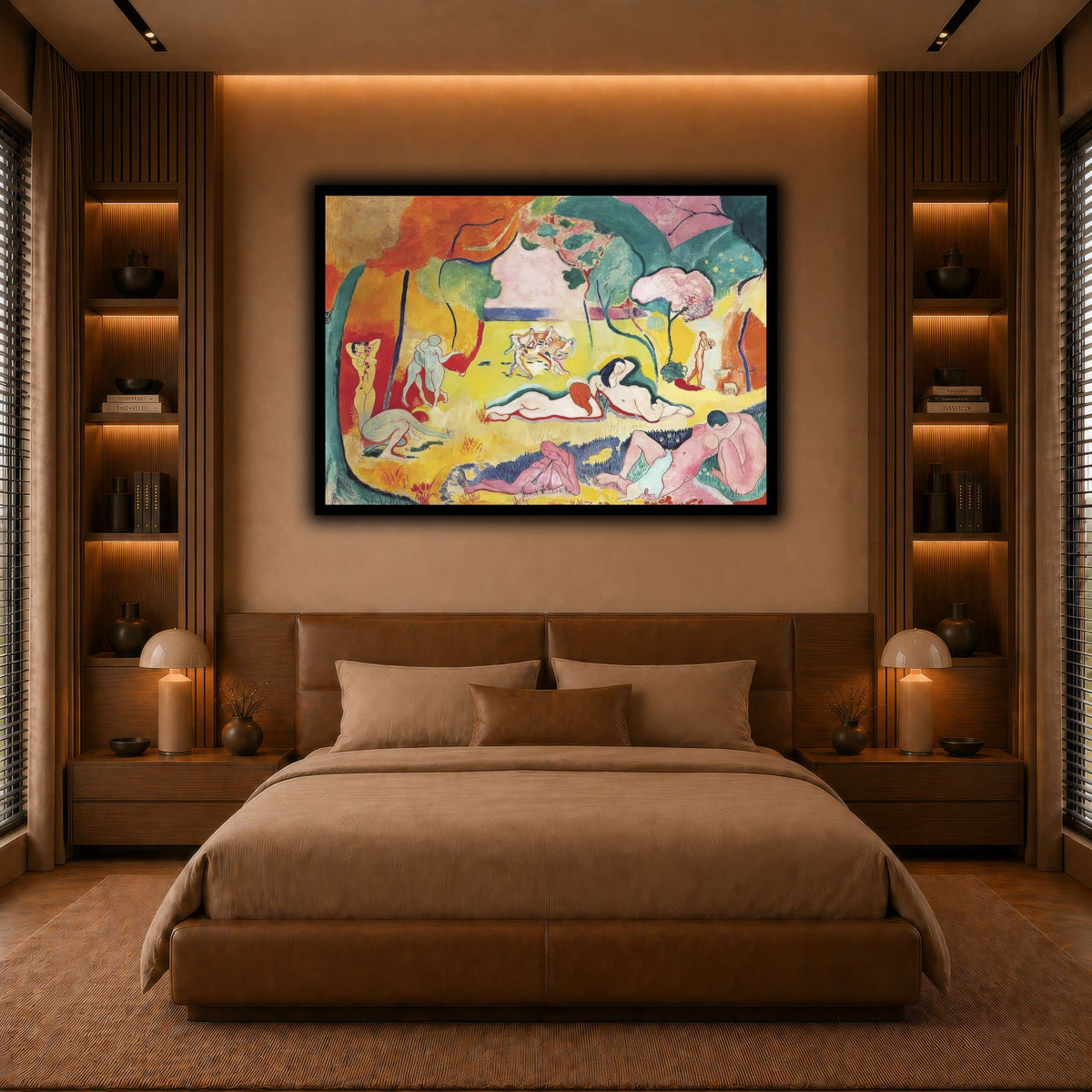 Bonheur_Matisse_Henri_Matisse warm-bedroom