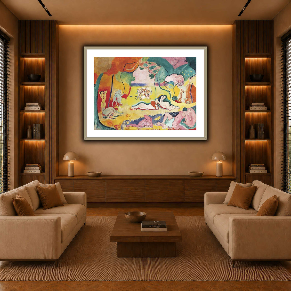 Bonheur_Matisse_Henri_Matisse warm-living-room