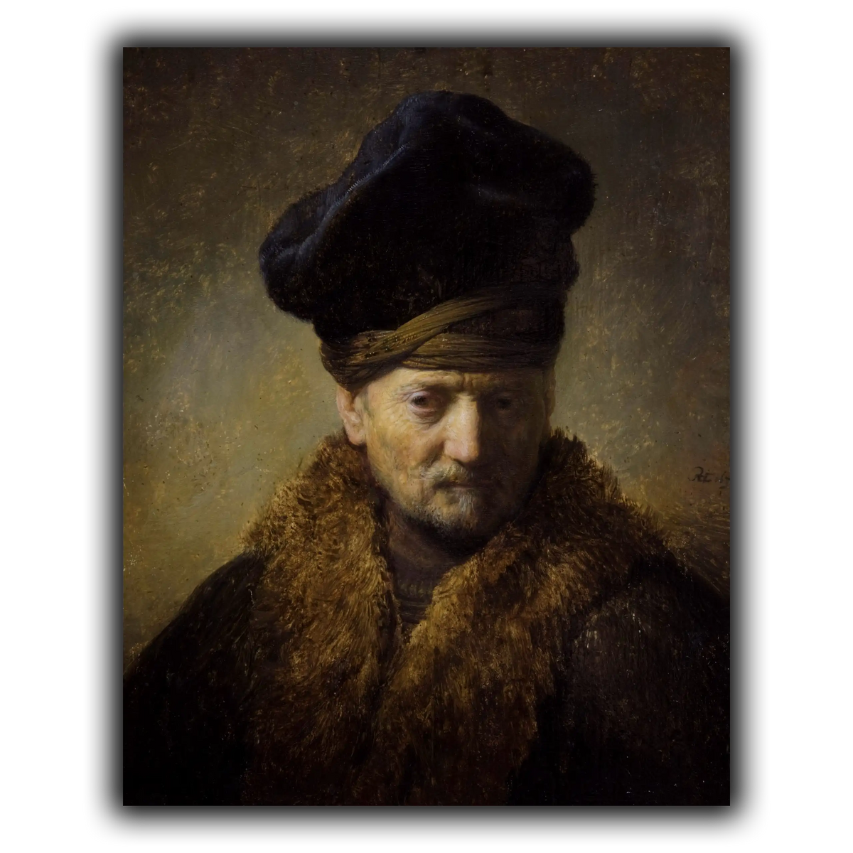 Borststuk_van_een_oude_man_met_bontmuts_Rembrandt-van-Rijn