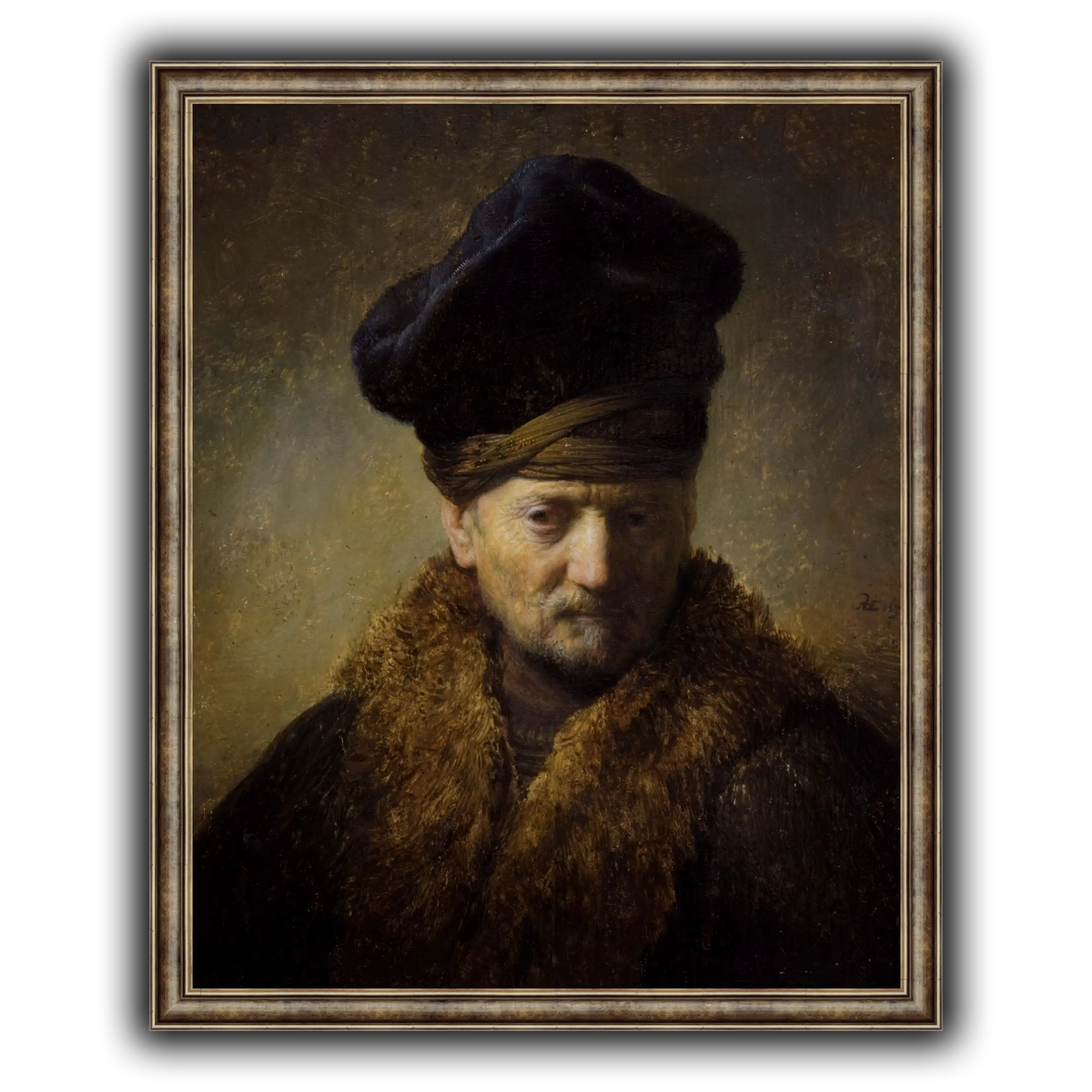 Borststuk_van_een_oude_man_met_bontmuts_Rembrandt-van-Rijn