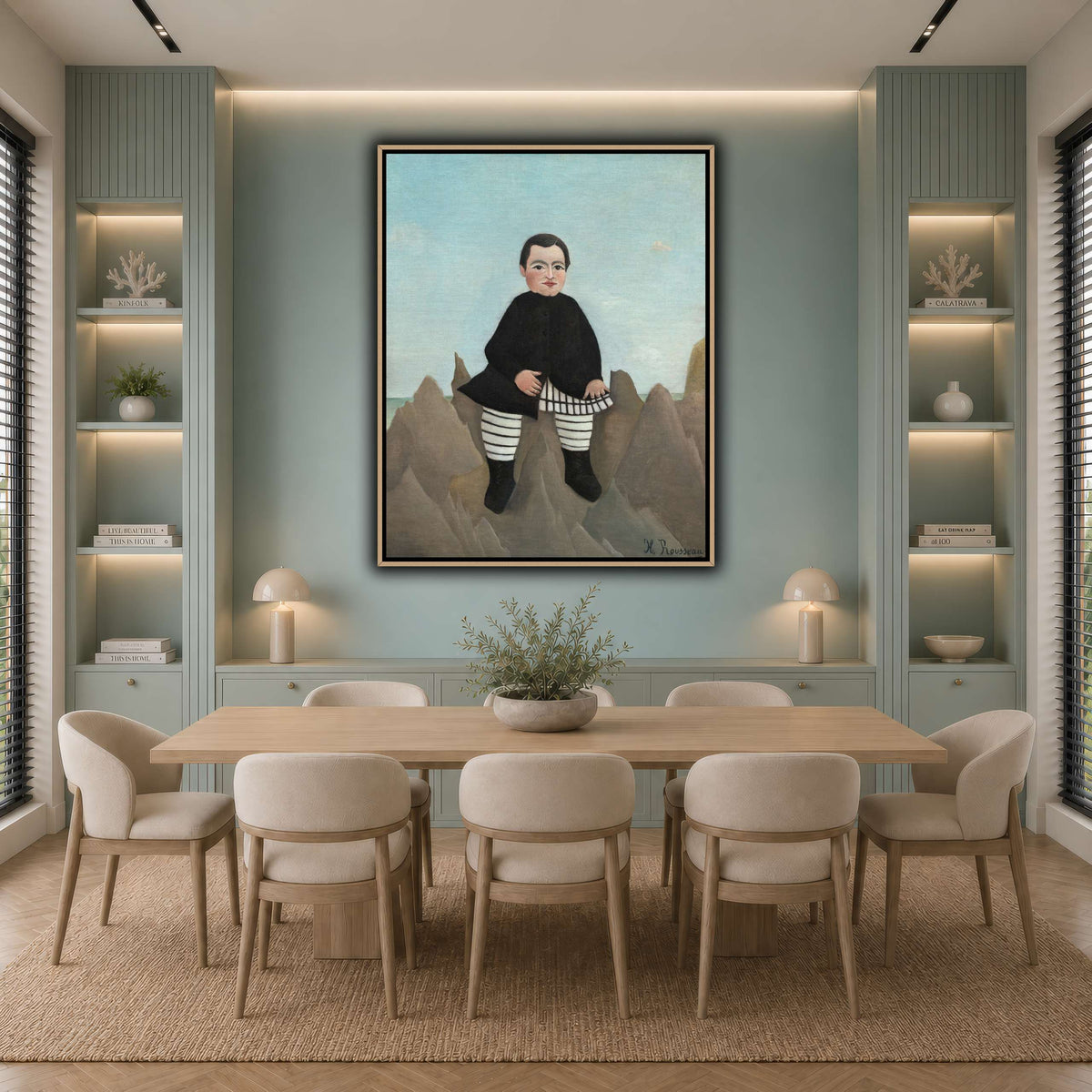 Boy-on-the-Rocks-1895-1897_Henri-Rousseau cool-dining