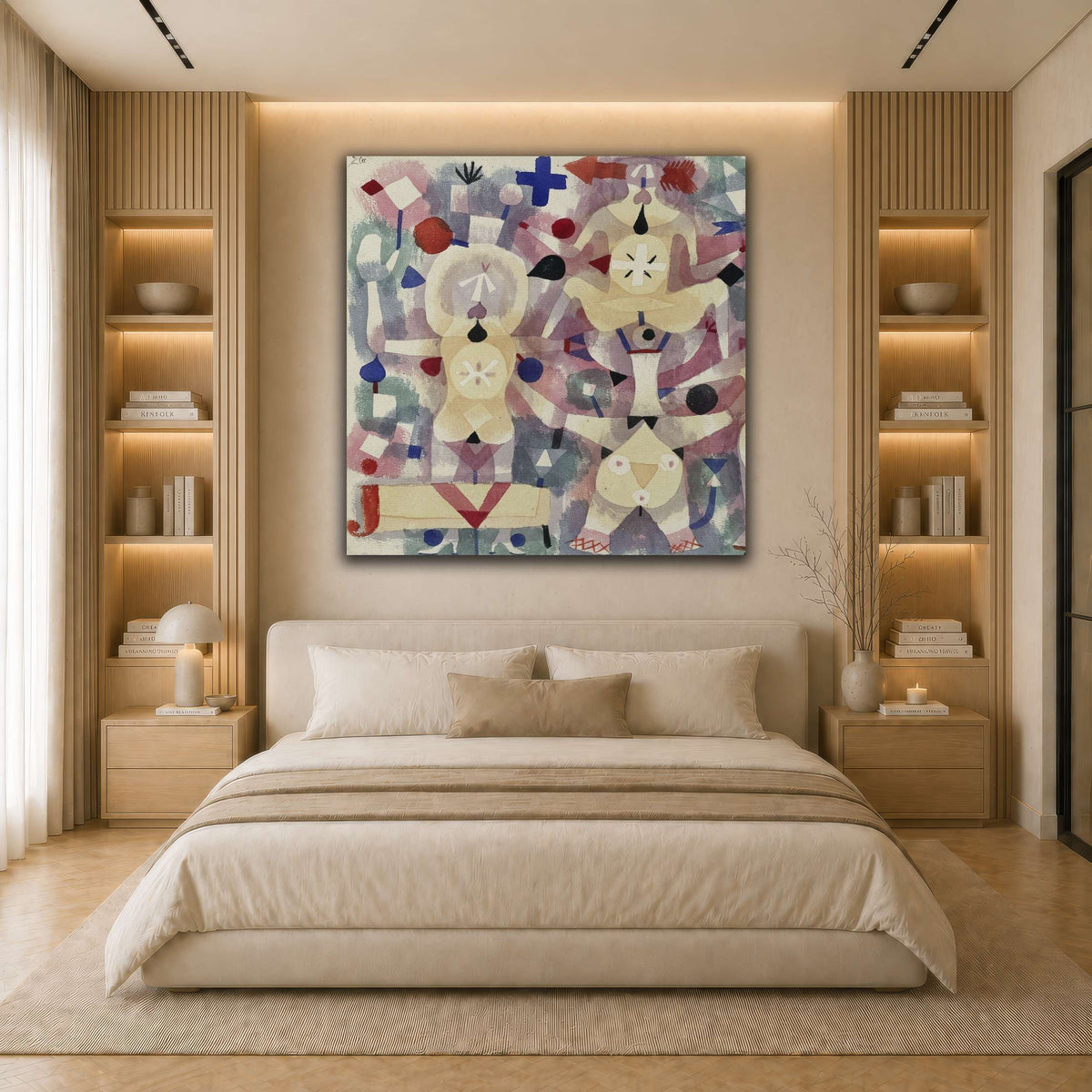Carnival-in-the-Snow-1923_paul-klee light neutral- bedroom