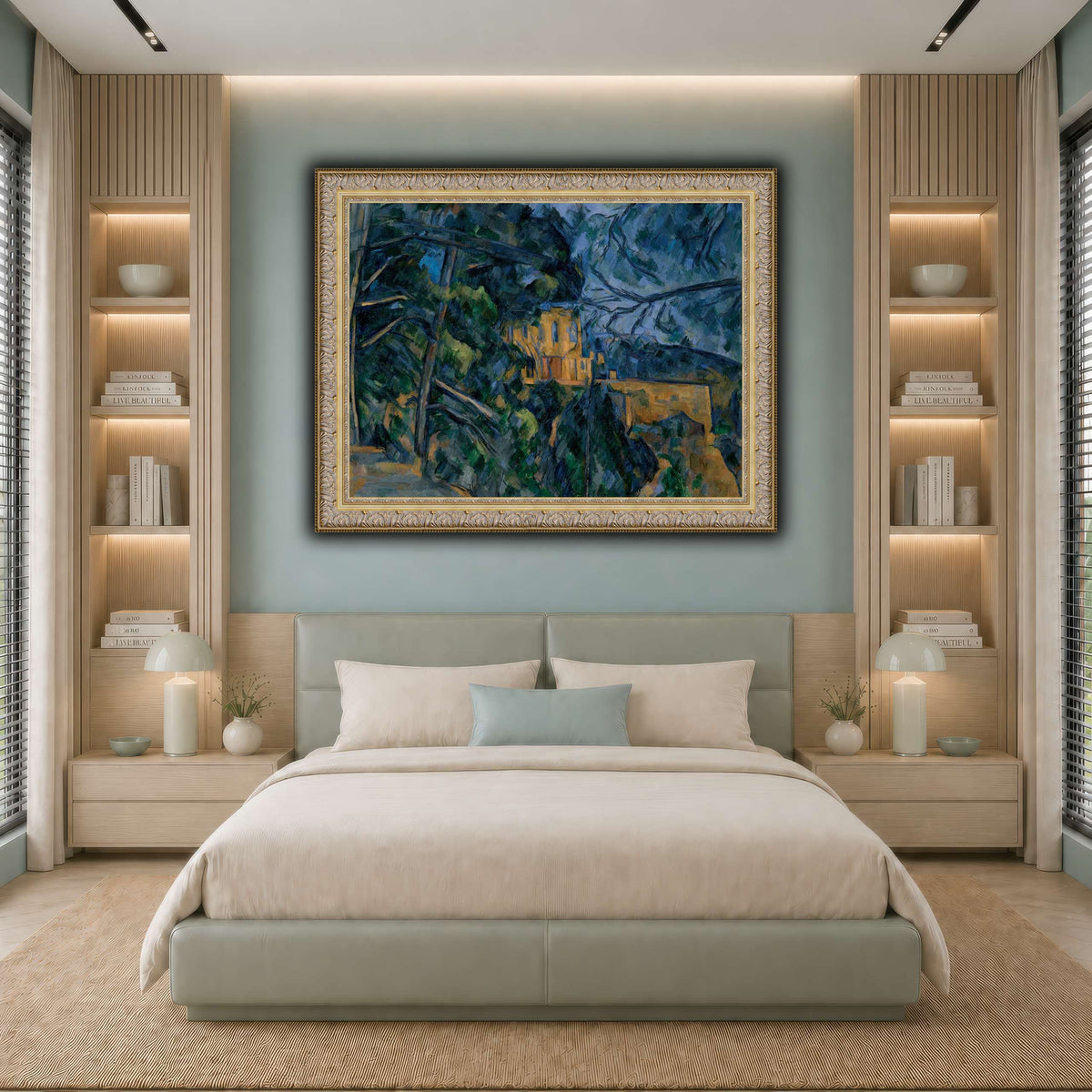 Château_by_Paul_Cezanne cool-bedroom