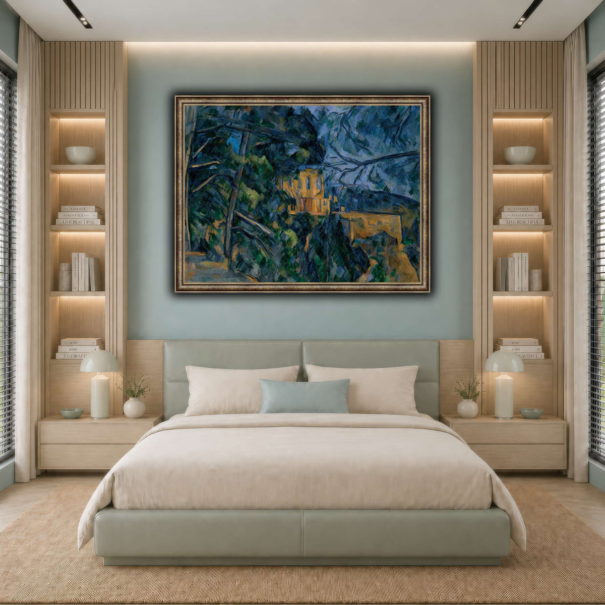 Château_by_Paul_Cezanne cool-bedroom