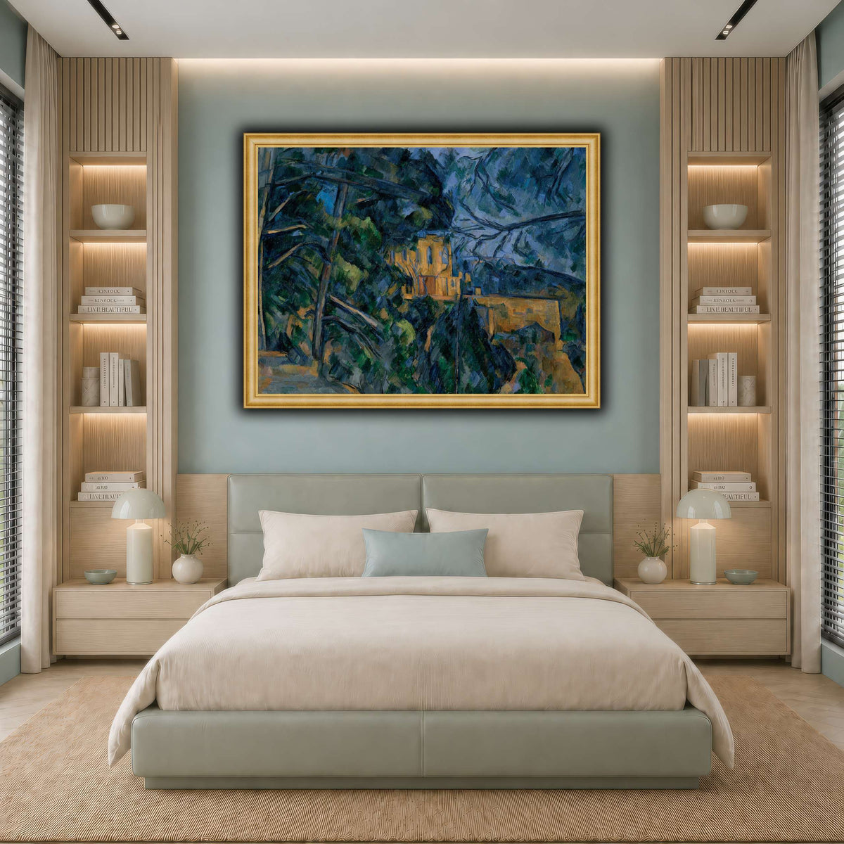 Château_by_Paul_Cezanne cool-bedroom