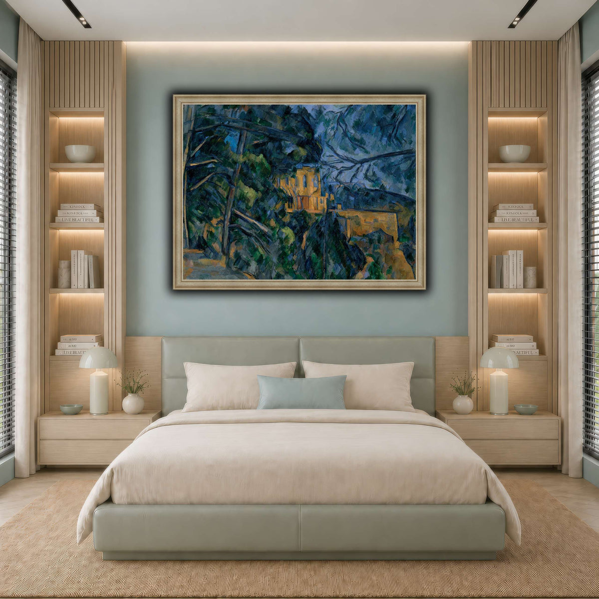 Château_by_Paul_Cezanne cool-bedroom