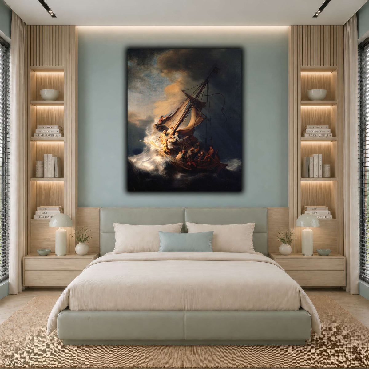 Christ_in_the_Storm_on_the_Lake_of_Galilee_Rembrandt-van-Rijn cool-bedroom